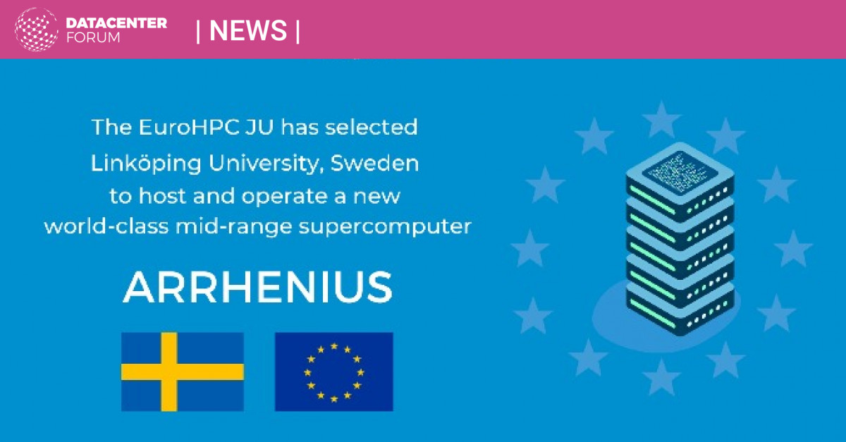 EuroHPC JU Signs Procurement Contract with HPE for Arrhenius ...