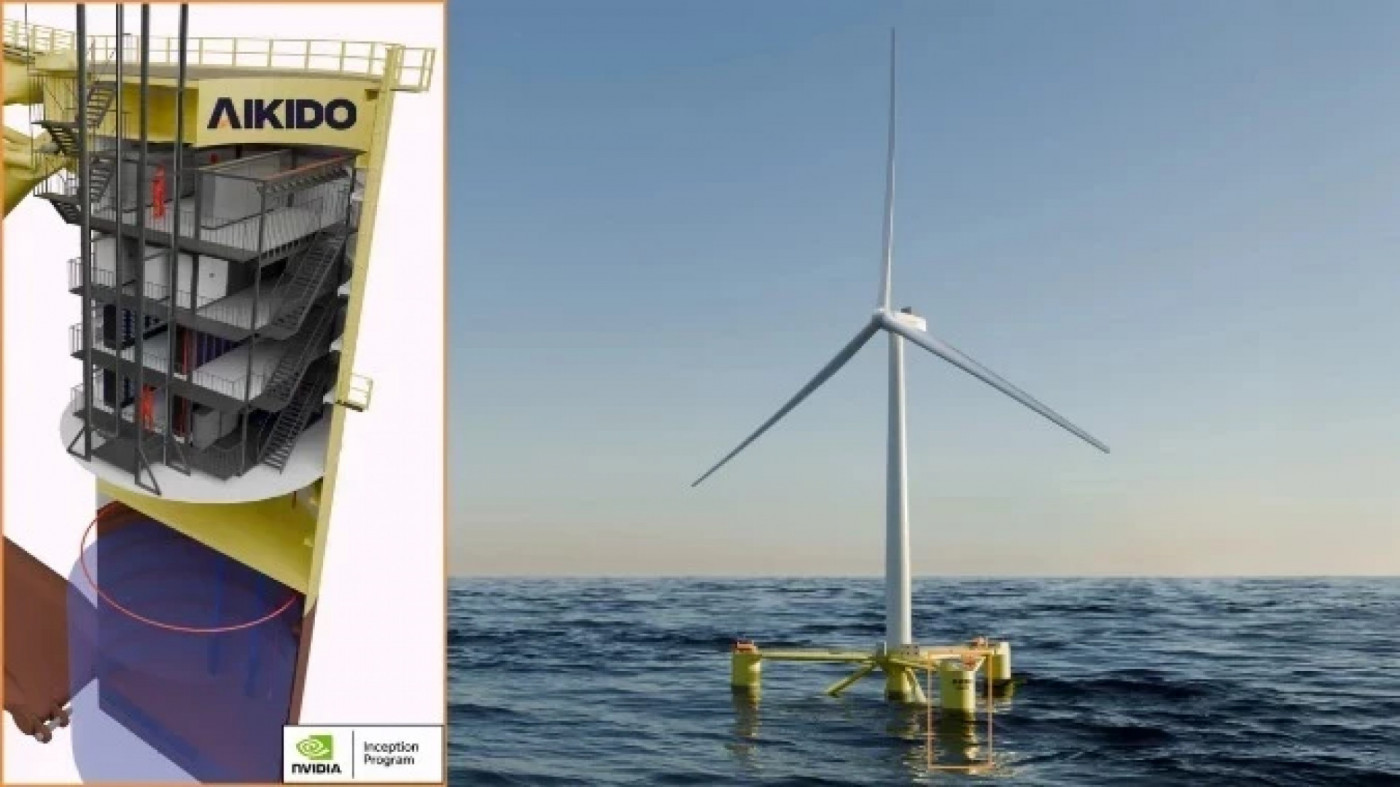 Floating wind turbine housing AI data center prototype at sea to be ...