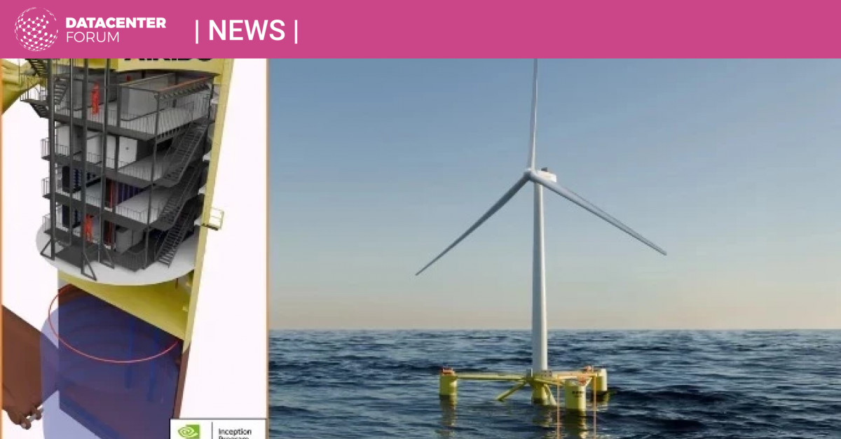 Floating wind turbine housing AI data center prototype at sea to be ...